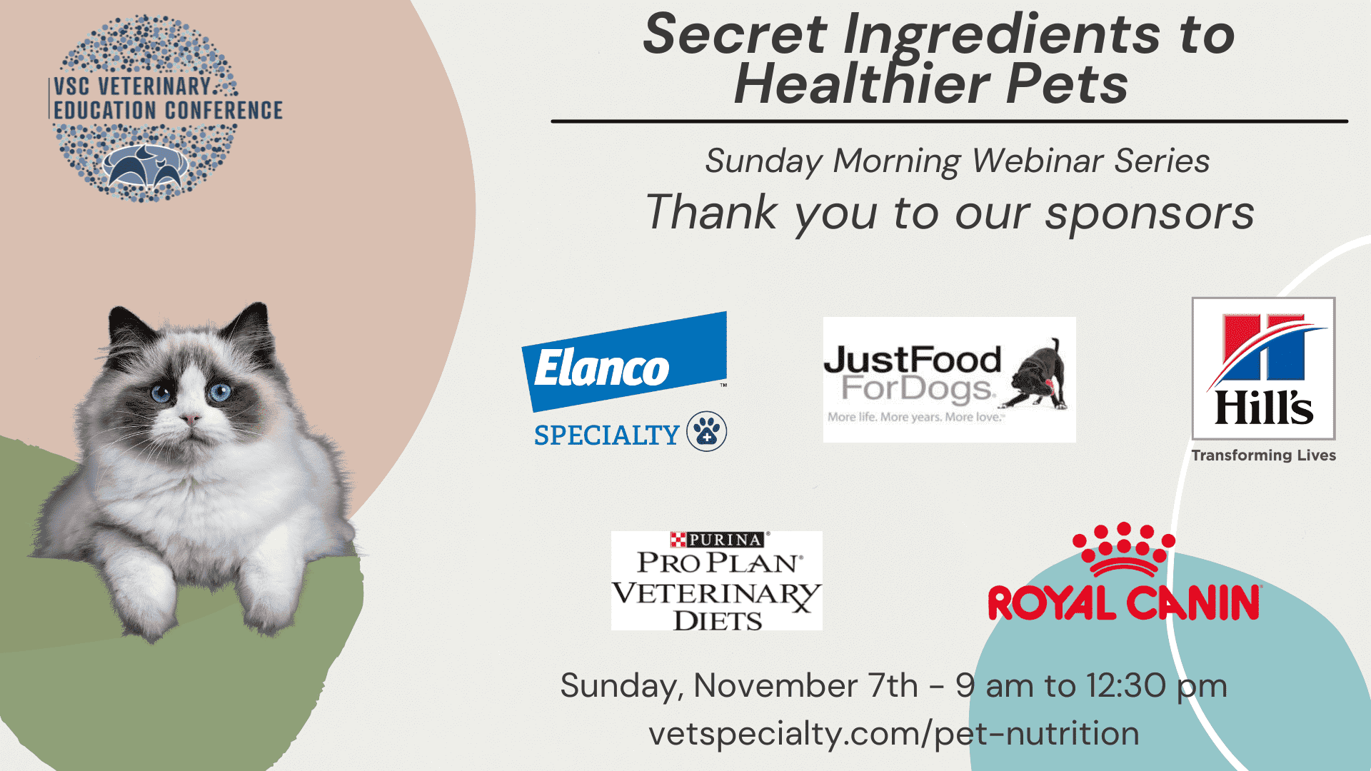 Webinar Sponsors - Veterinary Specialty Center Webinar Sponsors - Veterinary Specialty Center