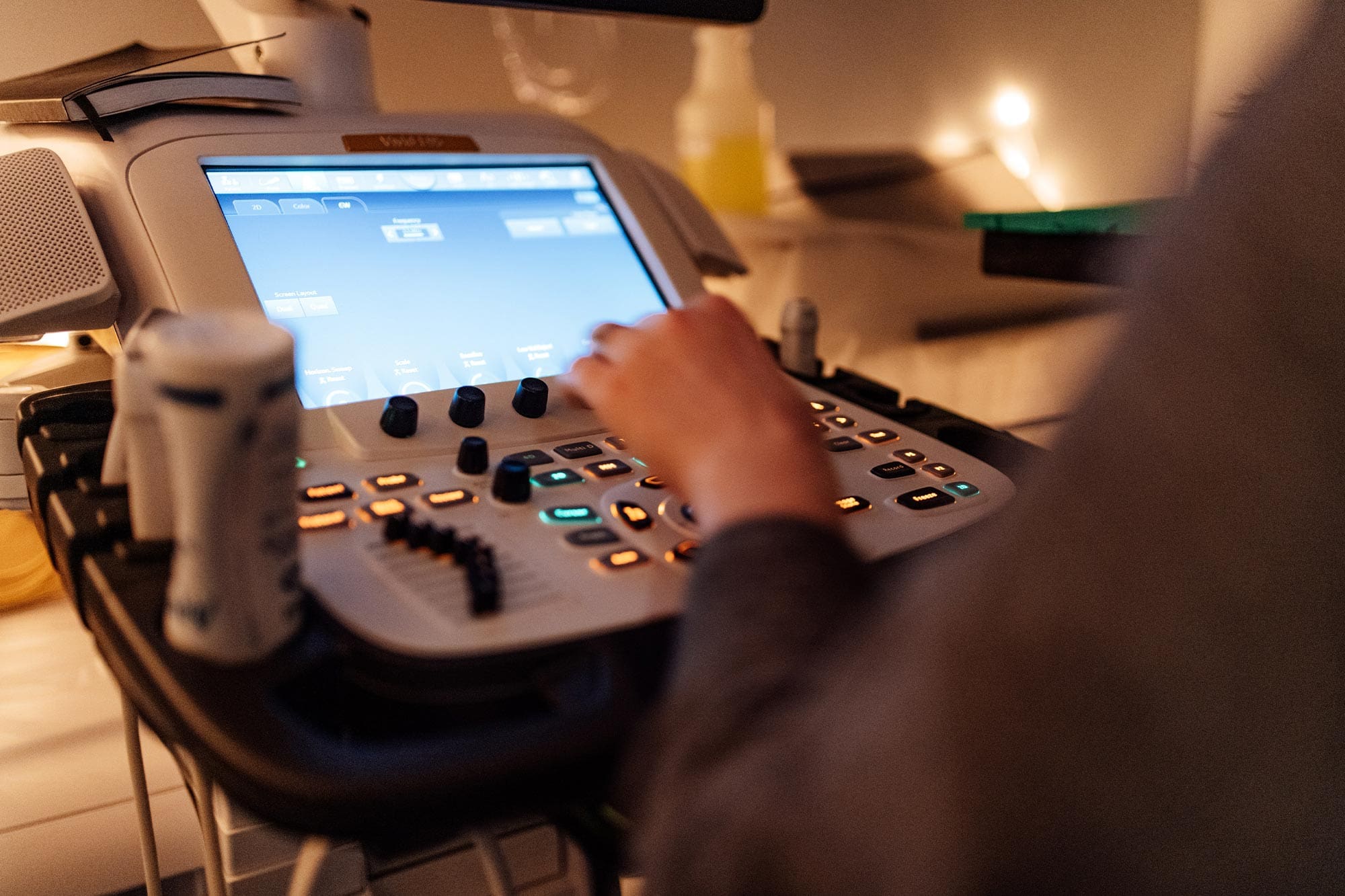 close up of cardiology equipment