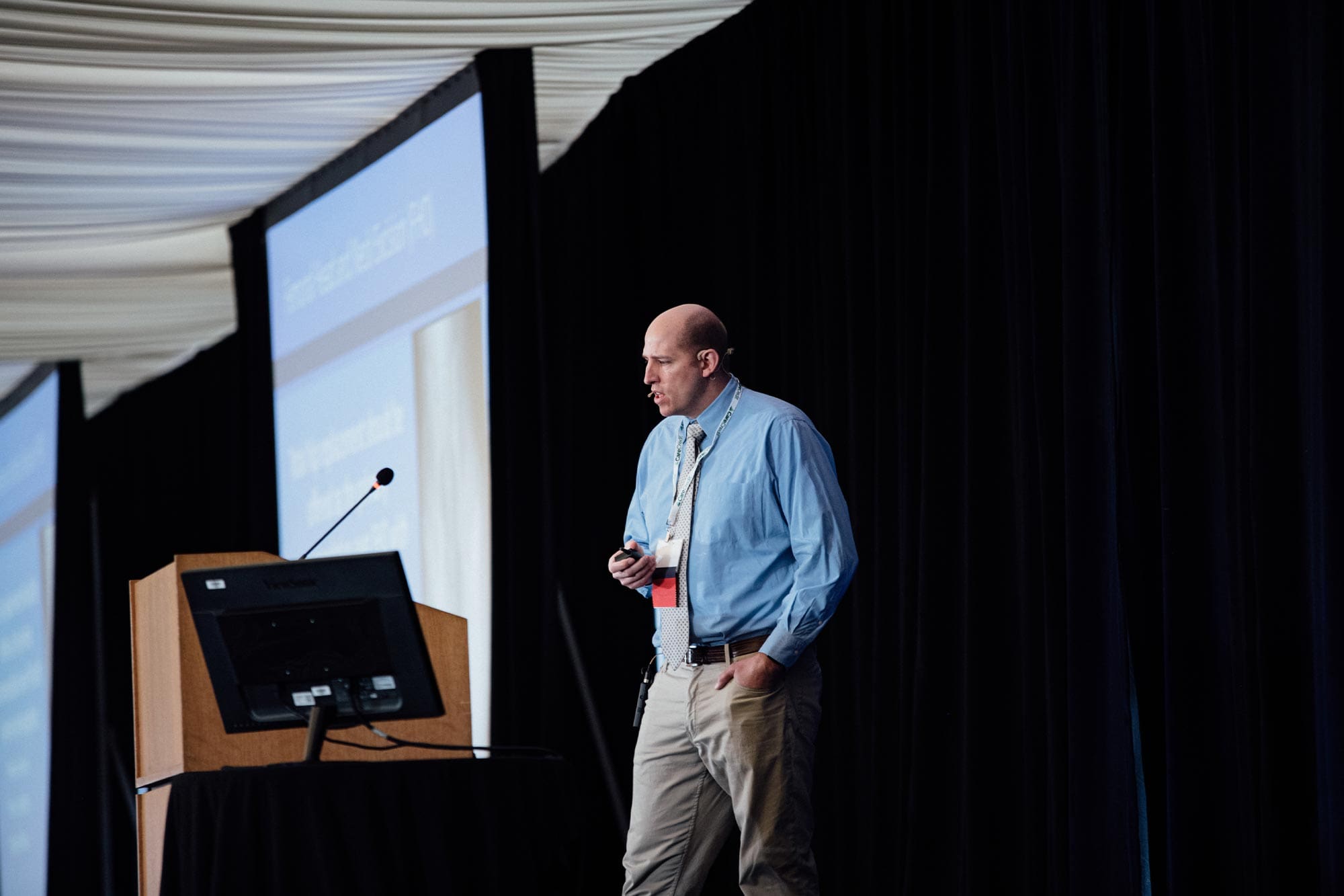 doctor speaking at VSC Veterinary Education Conference