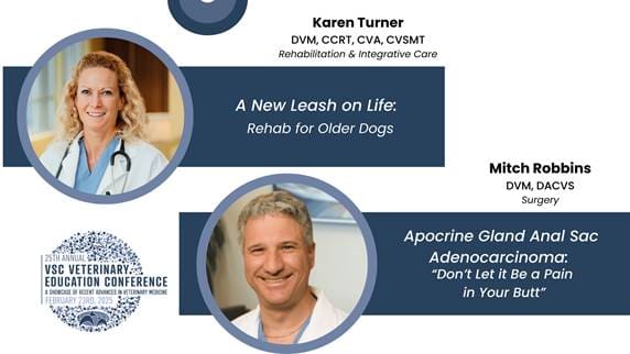 25th Vsc Vet Ed Tech Lectures Rehab Older Dogs Anal Sac Adenocarcinoma