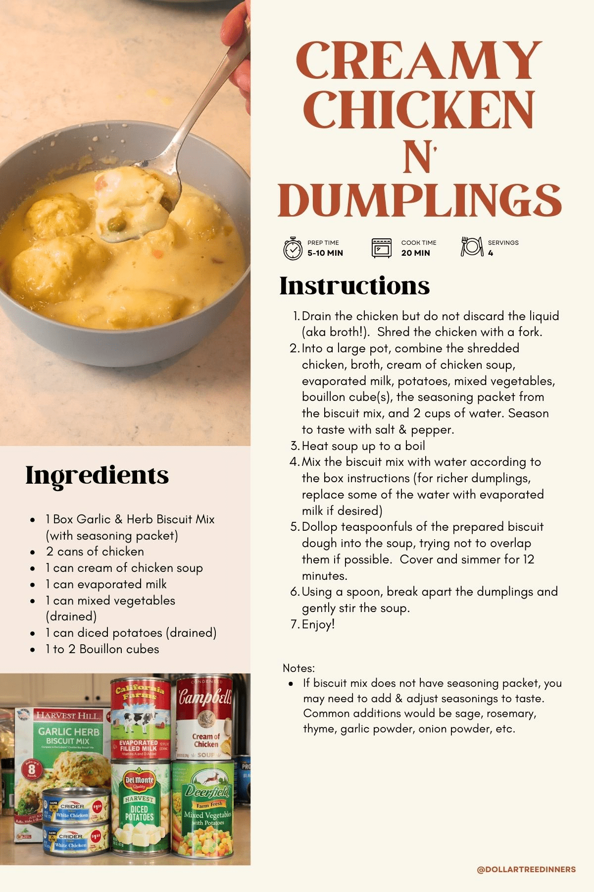 Chicken & Dumplings