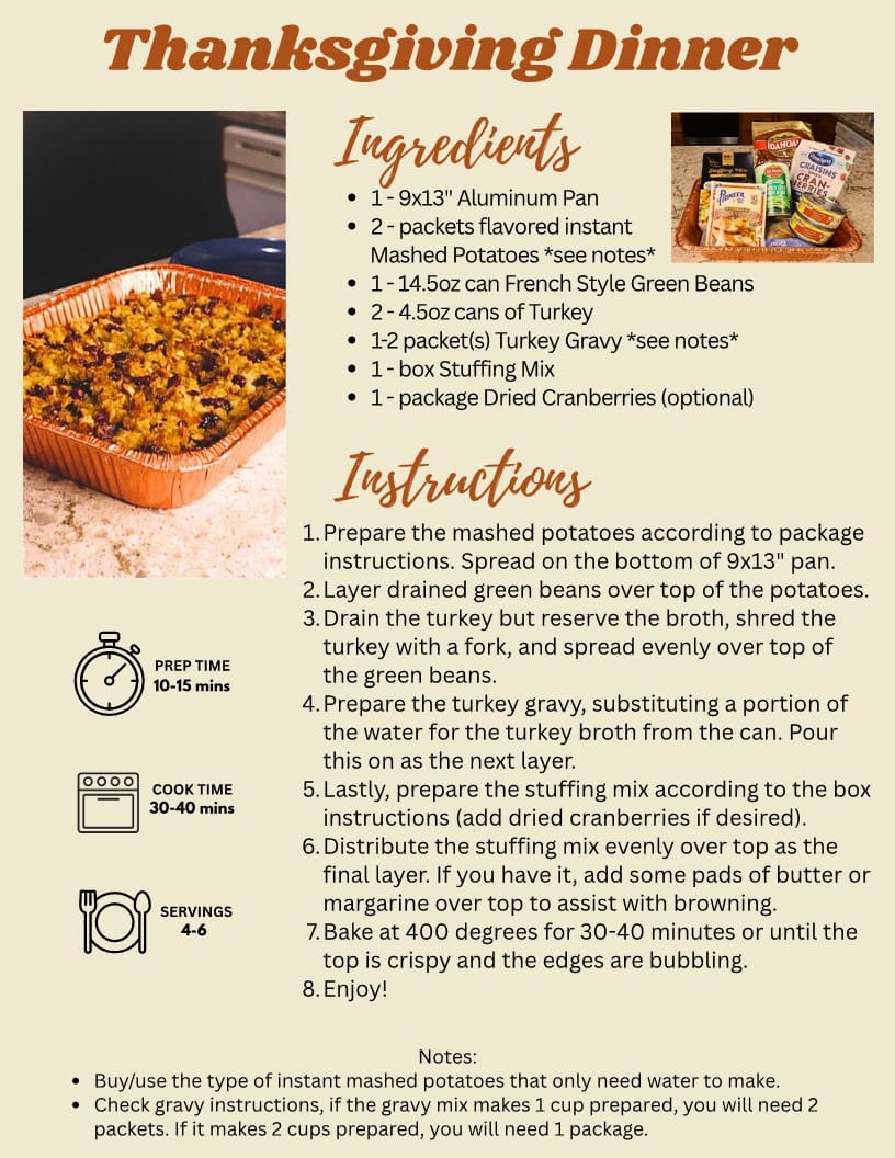 Thanksgiving Dinner 1